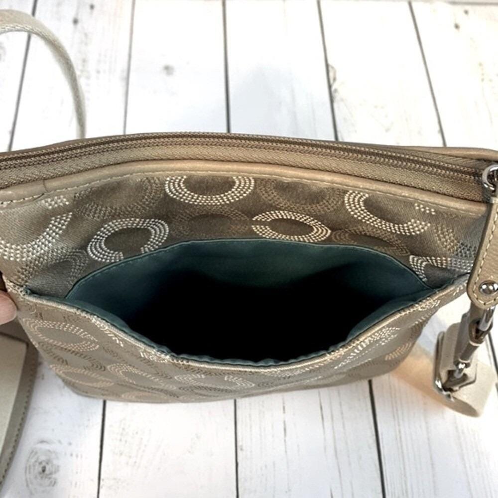 Coach Madison Optical Art Swingpack Crossbody - Beige - Picture 3 of 10